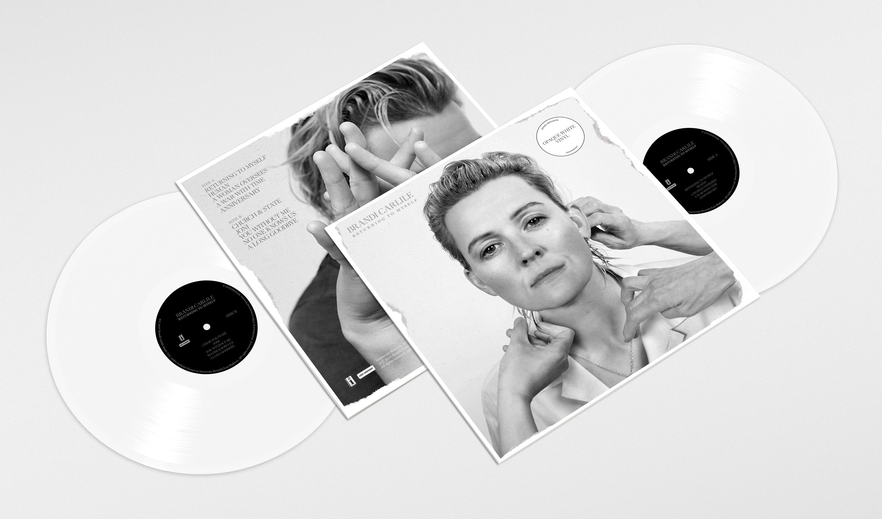 BRANDI CARLILE 'RETURNING TO MYSELF' LP (White Vinyl)