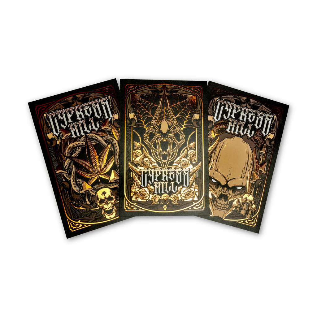 CYPRESS HILL: BLACK SUNDAY GRAPHIC NOVEL - SIGNED PLATINUM EDITION + 'CYPRESS HILL' LP & 'THE LONDON SYMPHONY ORCHESTRA: LIVE AT ROYAL ALBERT HALL' LP - LTD. - TRANSLUCENT GREEN