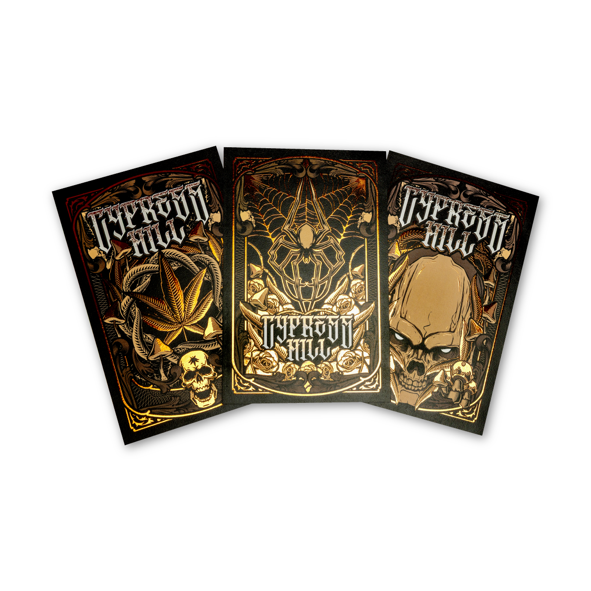 CYPRESS HILL: BLACK SUNDAY GRAPHIC NOVEL - SIGNED PLATINUM EDITION + 'CYPRESS HILL' LP & 'THE LONDON SYMPHONY ORCHESTRA: LIVE AT ROYAL ALBERT HALL' LP - LTD. - TRANSLUCENT GREEN