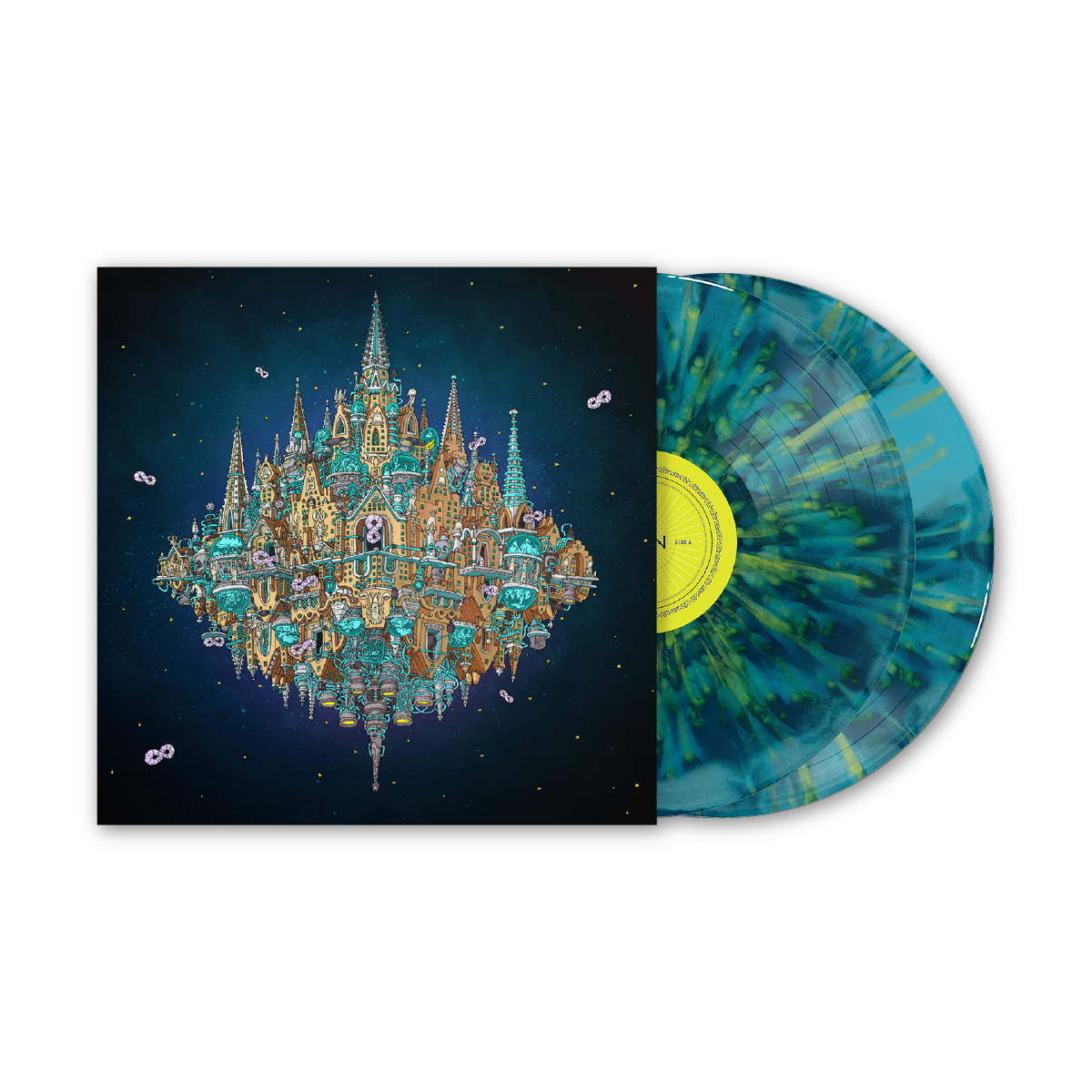 DANCE GAVIN DANCE 'PANTHEON' 2LP - LTD. - SEA BLUE/BABY BLUE SMUSH/CANARY YELLOW/LEMON SPLATTER