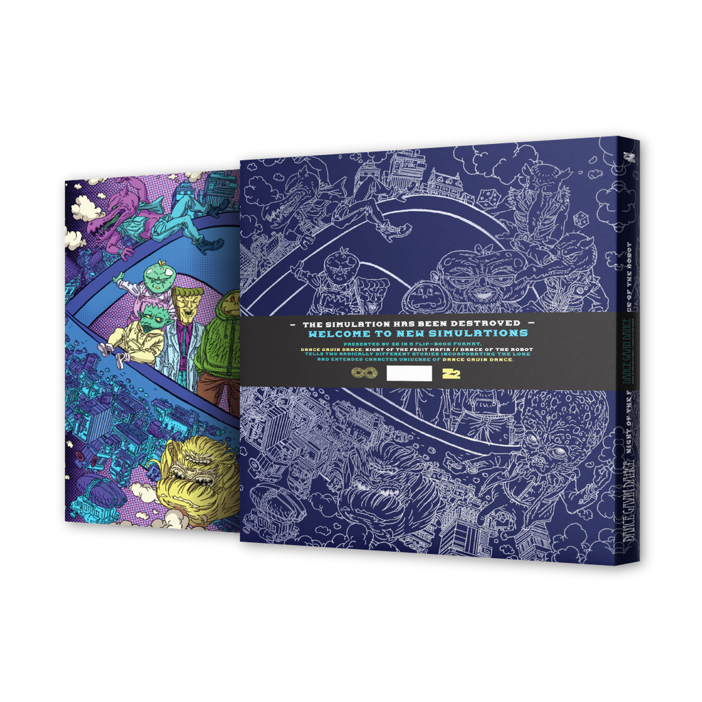 DANCE GAVIN DANCE: NIGHT OF THE FRUIT MAFIA//DANCE OF THE ROBOT GRAPHIC NOVEL - SIGNED PLATINUM EDITION
