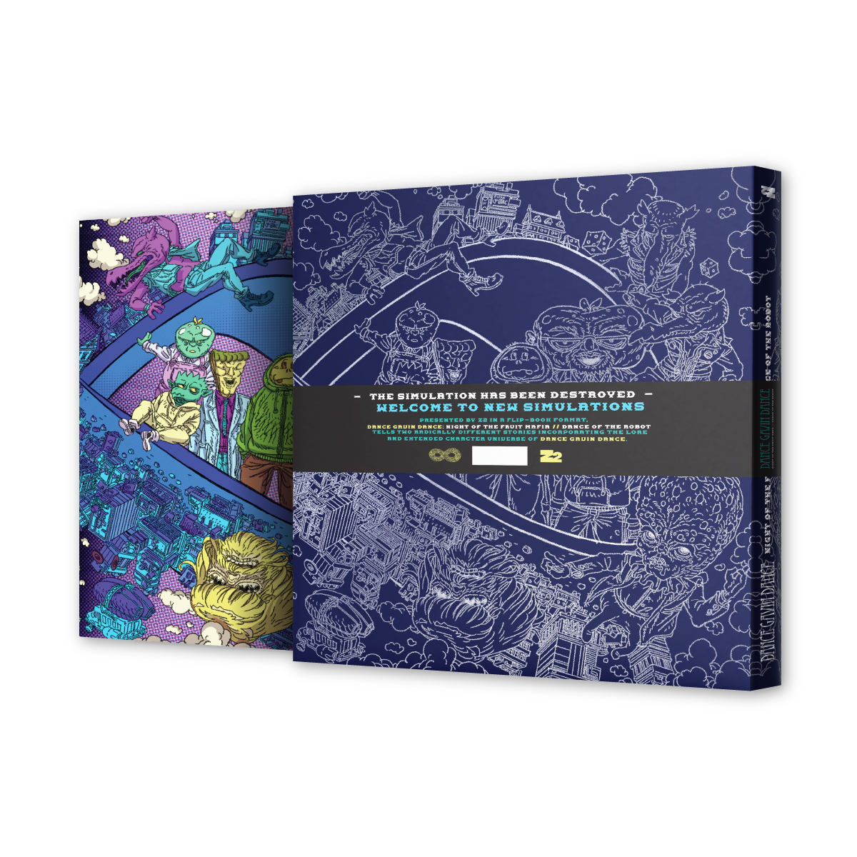 DANCE GAVIN DANCE: NIGHT OF THE FRUIT MAFIA//DANCE OF THE ROBOT GRAPHIC NOVEL - SIGNED PLATINUM EDITION