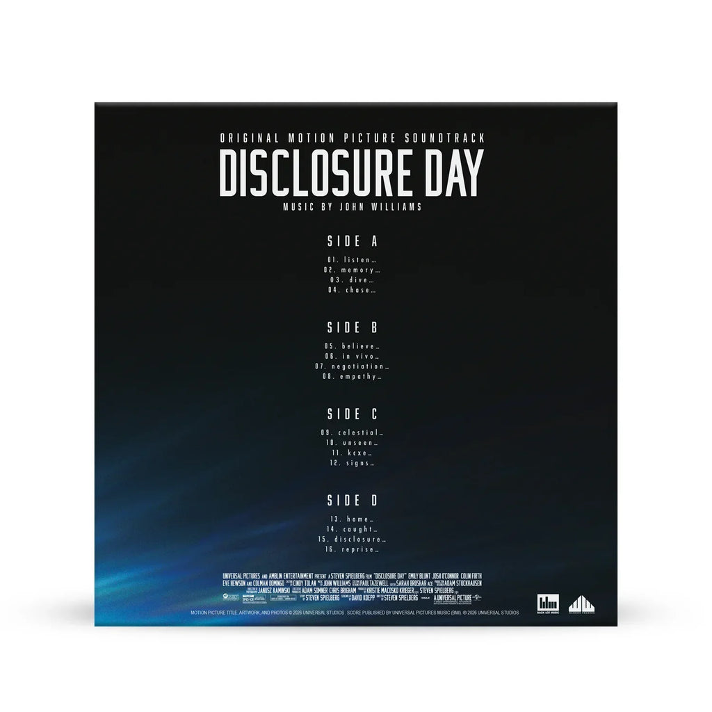 DISCLOSURE DAY SOUNDTRACK 2LP (Blue Iris Vinyl)