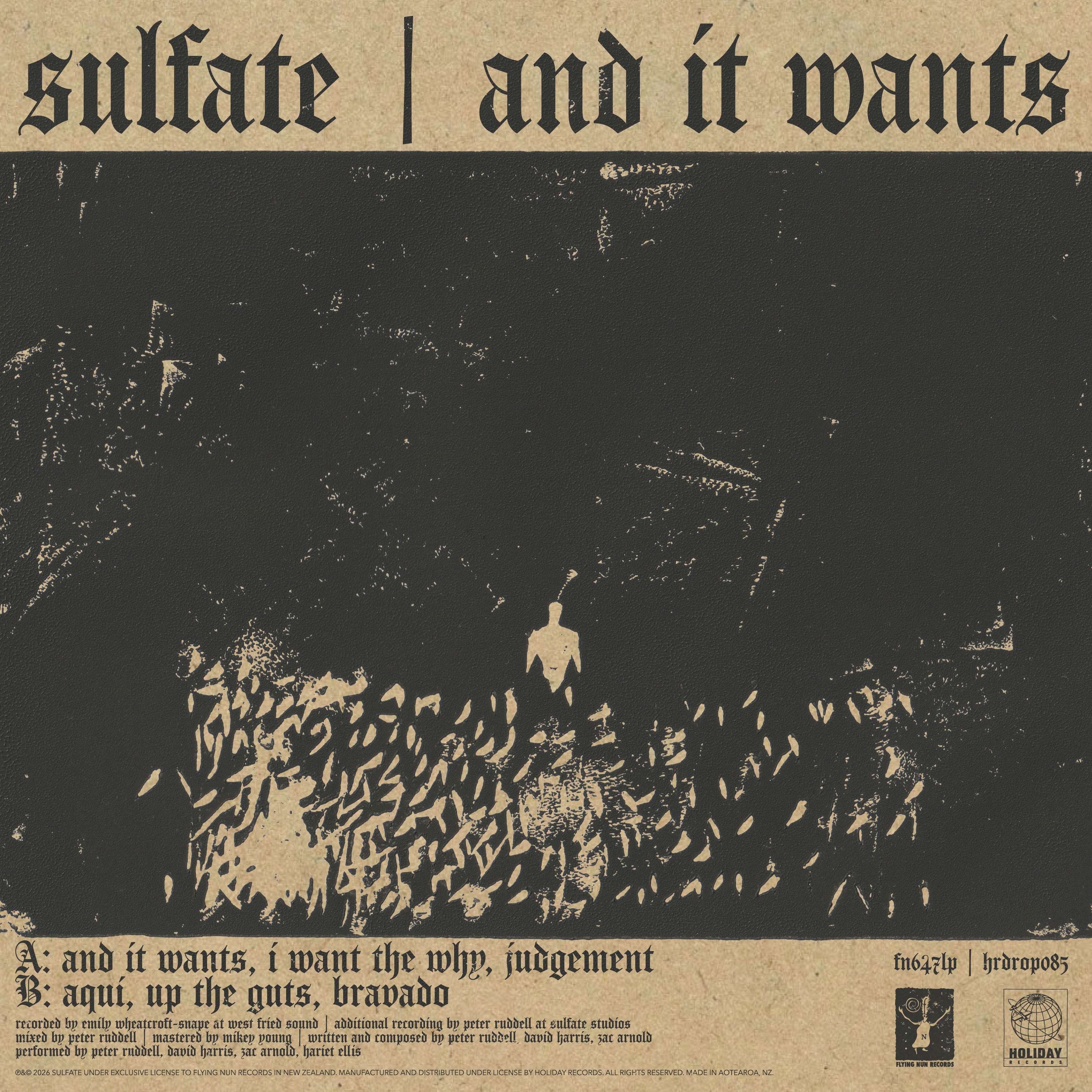 Sulfate - And It Wants (Vinyl)