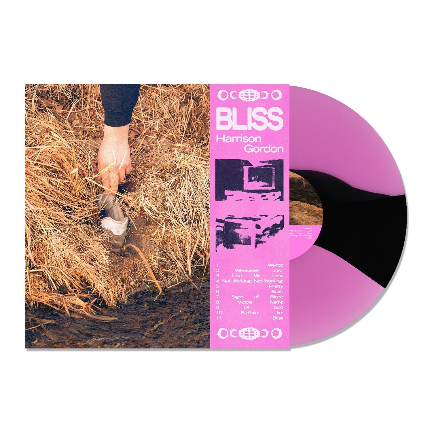 HARRISON GORDON ‘BLISS’ LP (Exclusive – Limited to 200, Violet & Black Stripes Vinyl)