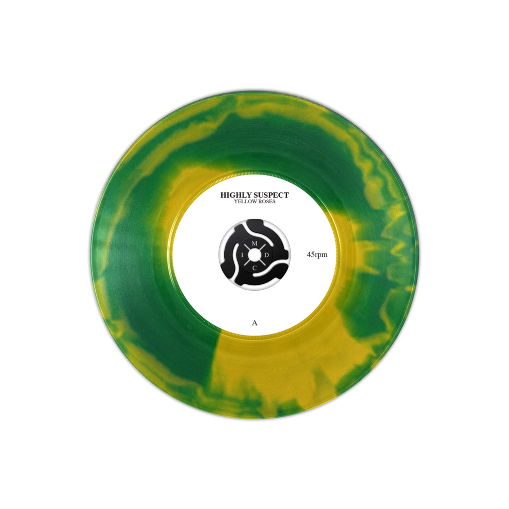 HIGHLY SUSPECT ‘YELLOW ROSES’ 7" (Exclusive, Evergreen & Yellow Canary A-Side/B-Side Vinyl)