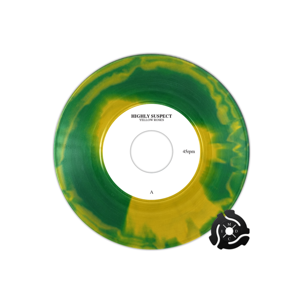 HIGHLY SUSPECT ‘YELLOW ROSES’ 7" (Exclusive, Evergreen & Yellow Canary A-Side/B-Side Vinyl)