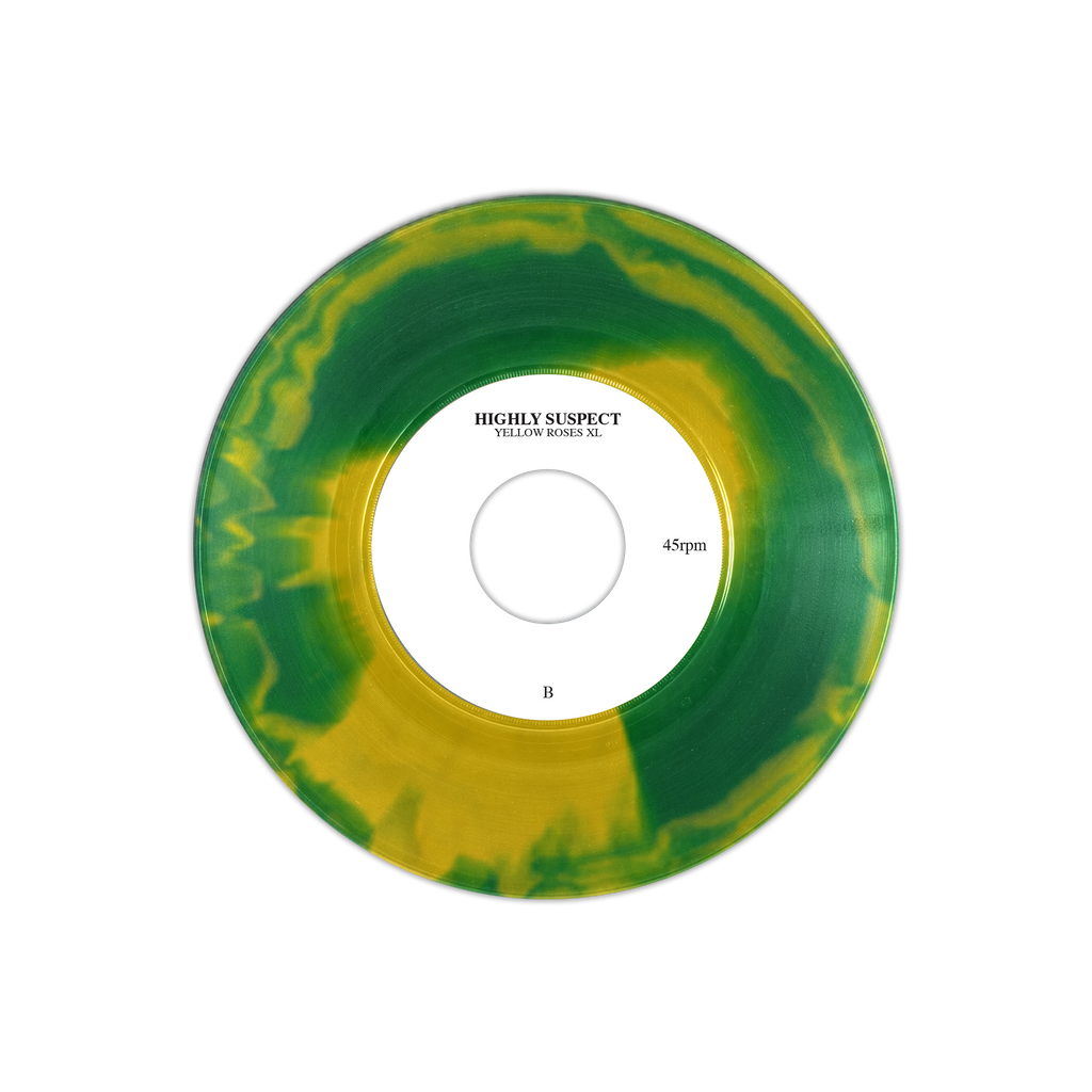 HIGHLY SUSPECT ‘YELLOW ROSES’ 7" (Exclusive, Evergreen & Yellow Canary A-Side/B-Side Vinyl)