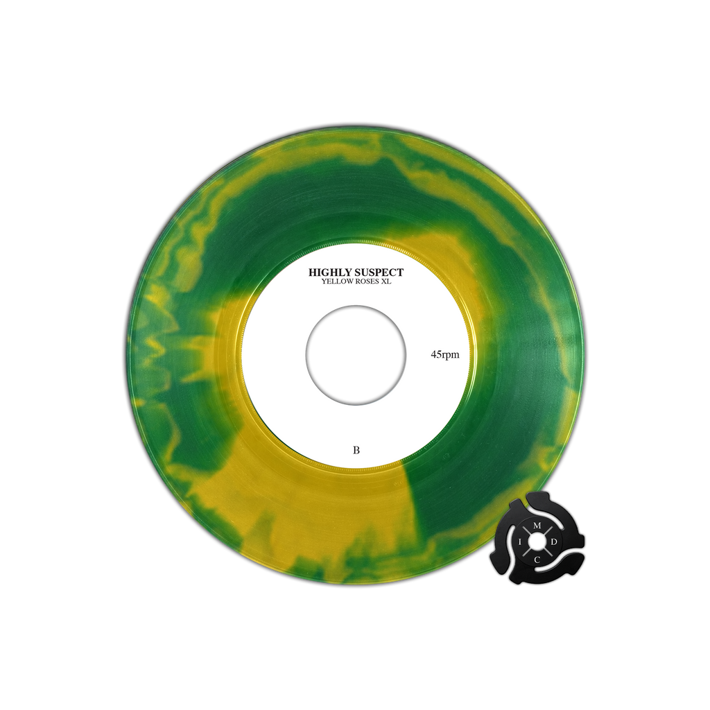 HIGHLY SUSPECT ‘YELLOW ROSES’ 7" (Exclusive, Evergreen & Yellow Canary A-Side/B-Side Vinyl)