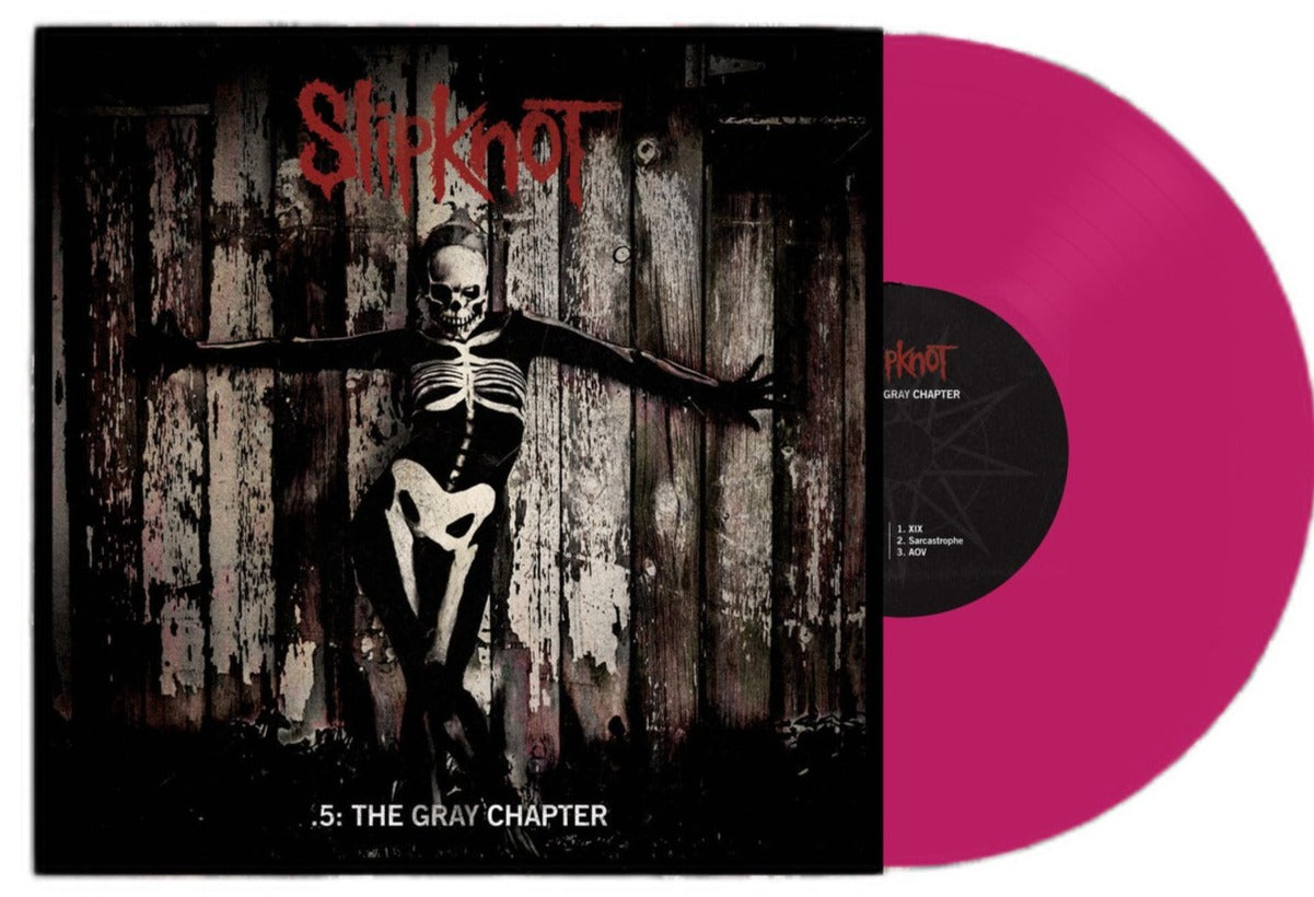 SLIPKNOT '.5 THE GRAY CHAPTER' LP (Pink Vinyl)