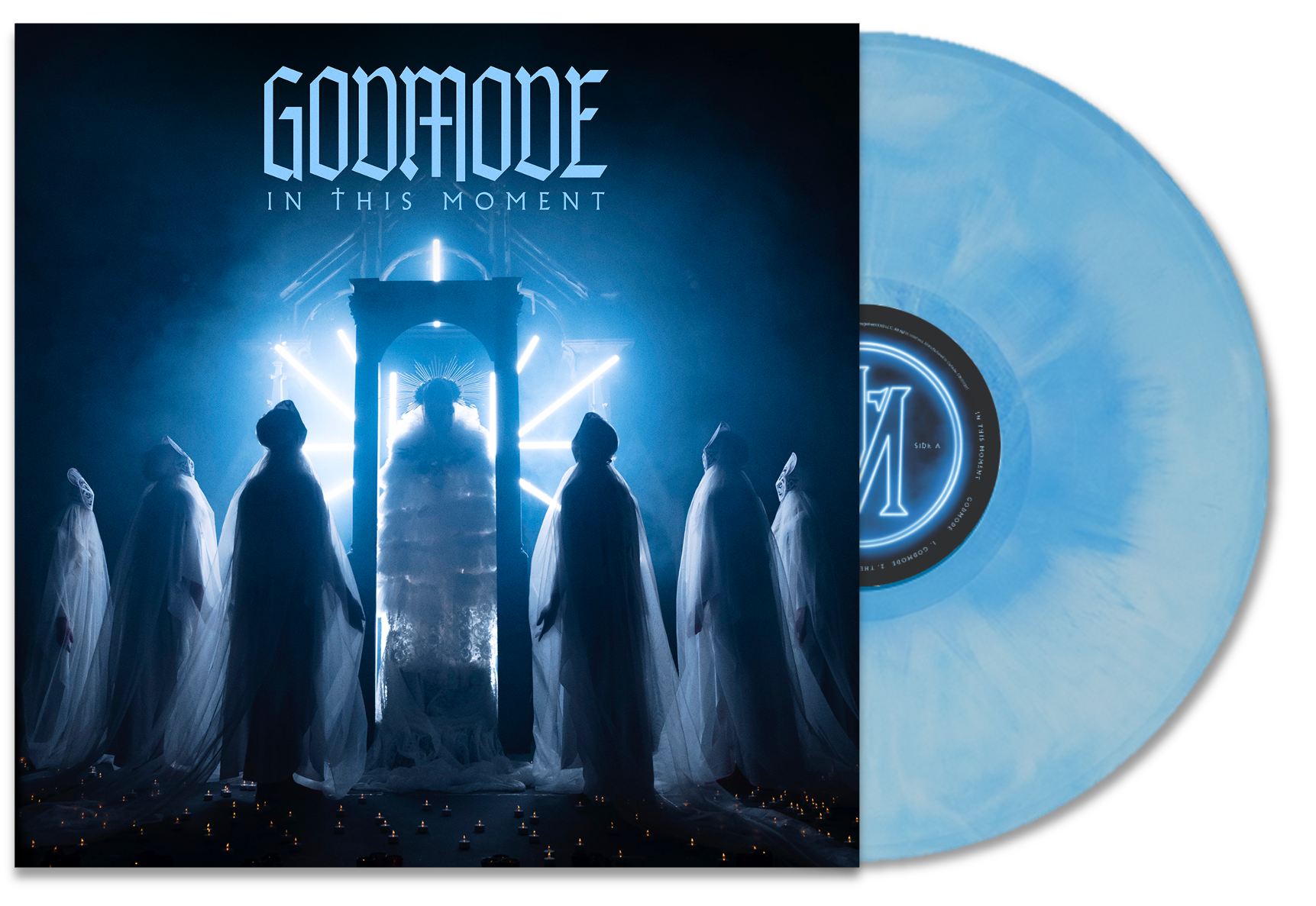 IN THIS MOMENT 'GODMODE' LP (Galaxy Light Blue Vinyl)