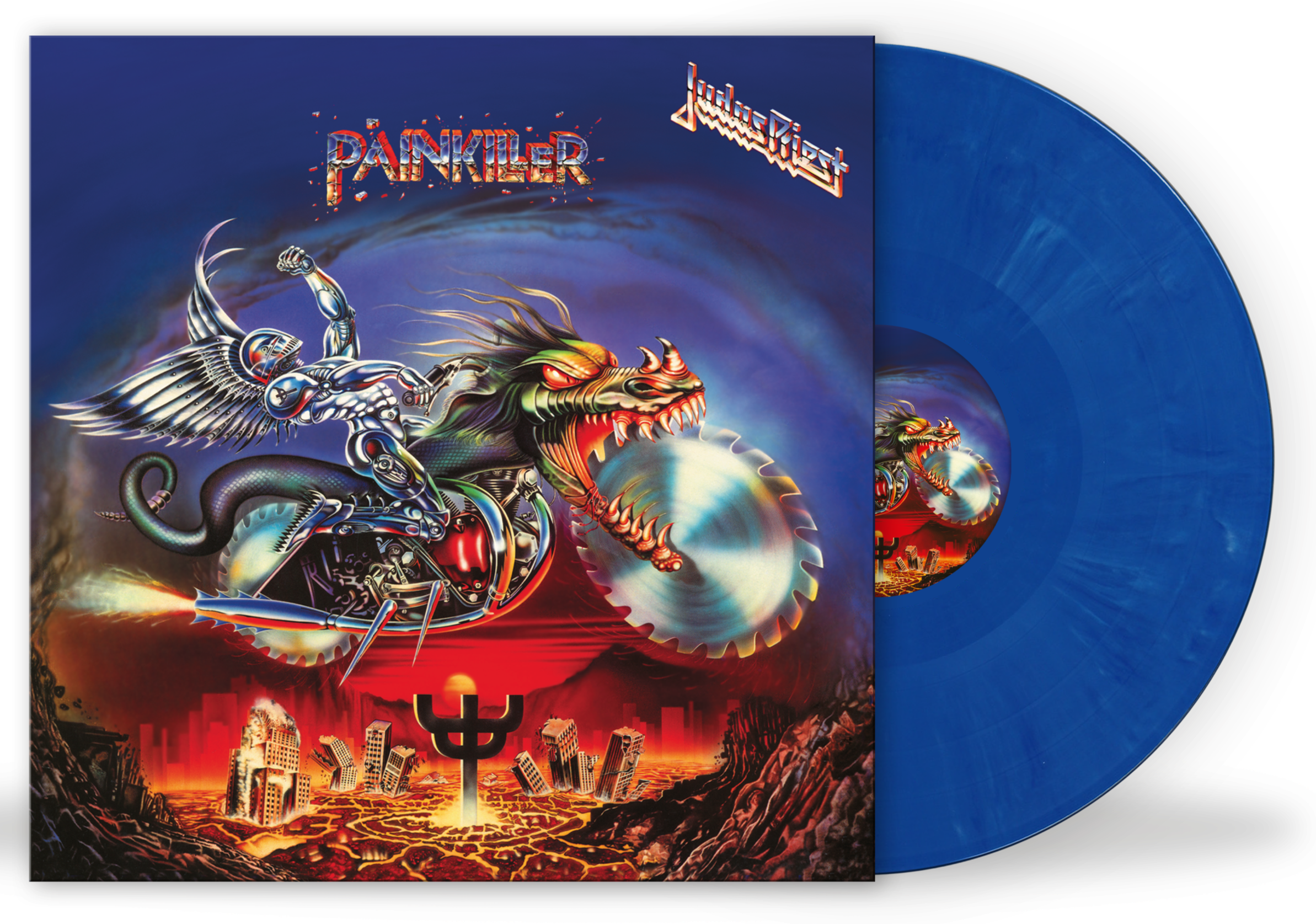JUDAS PRIEST ‘PAINKILLER’ 35TH ANNIVERSARY LP (Limited Edition, Blue Vinyl)