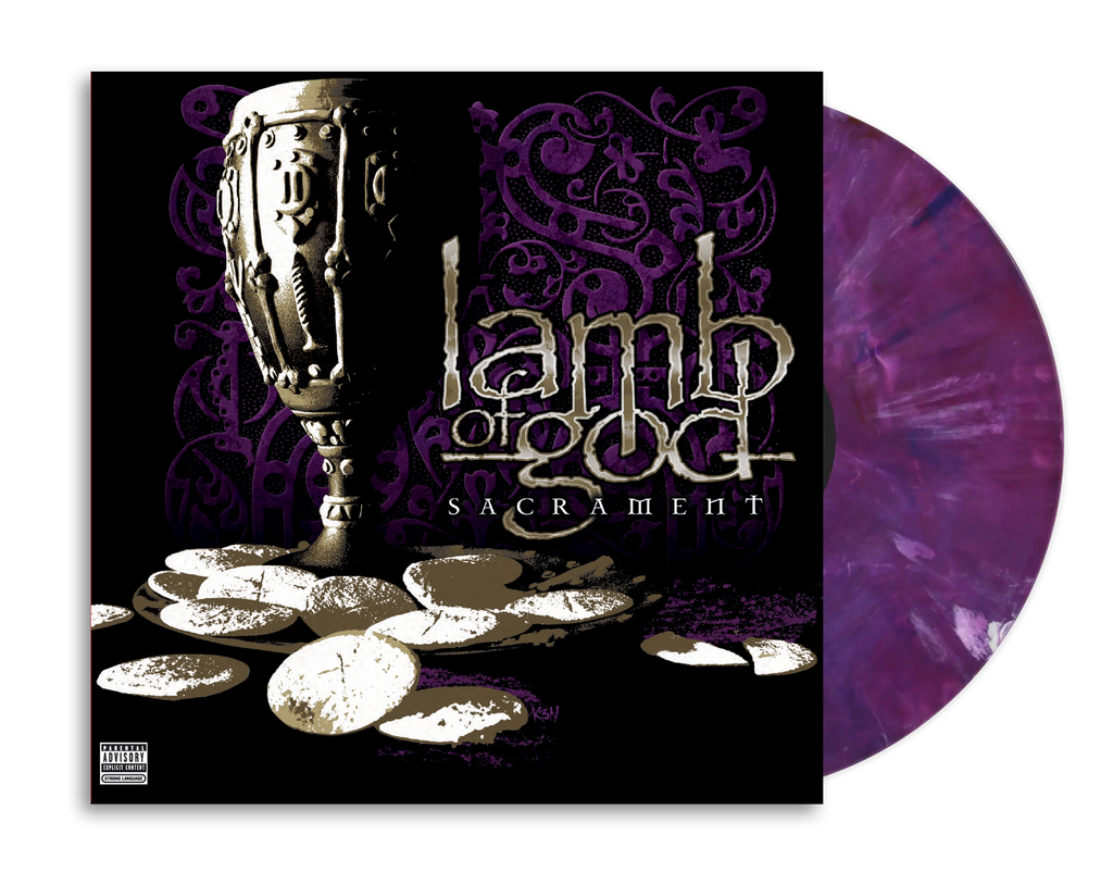 LAMB OF GOD ‘SACRAMENT’ 20TH ANNIVERSARY LP (Blackened Purple Vinyl)
