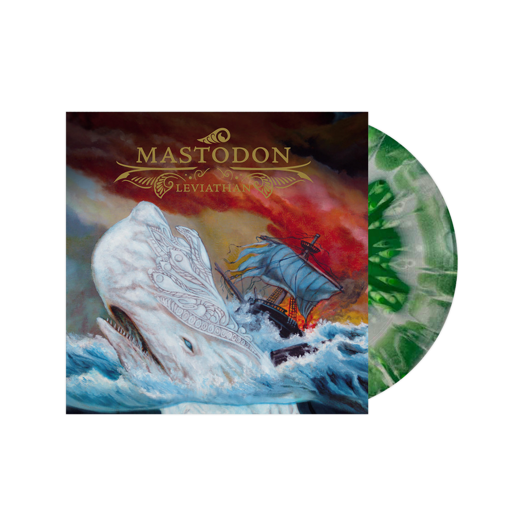 MASTODON ‘LEVIATHAN’ LP w/ SIGNED 12"x12" PAUL ROMANO PRINT & COLLECTORS EDITION MAGAZINE