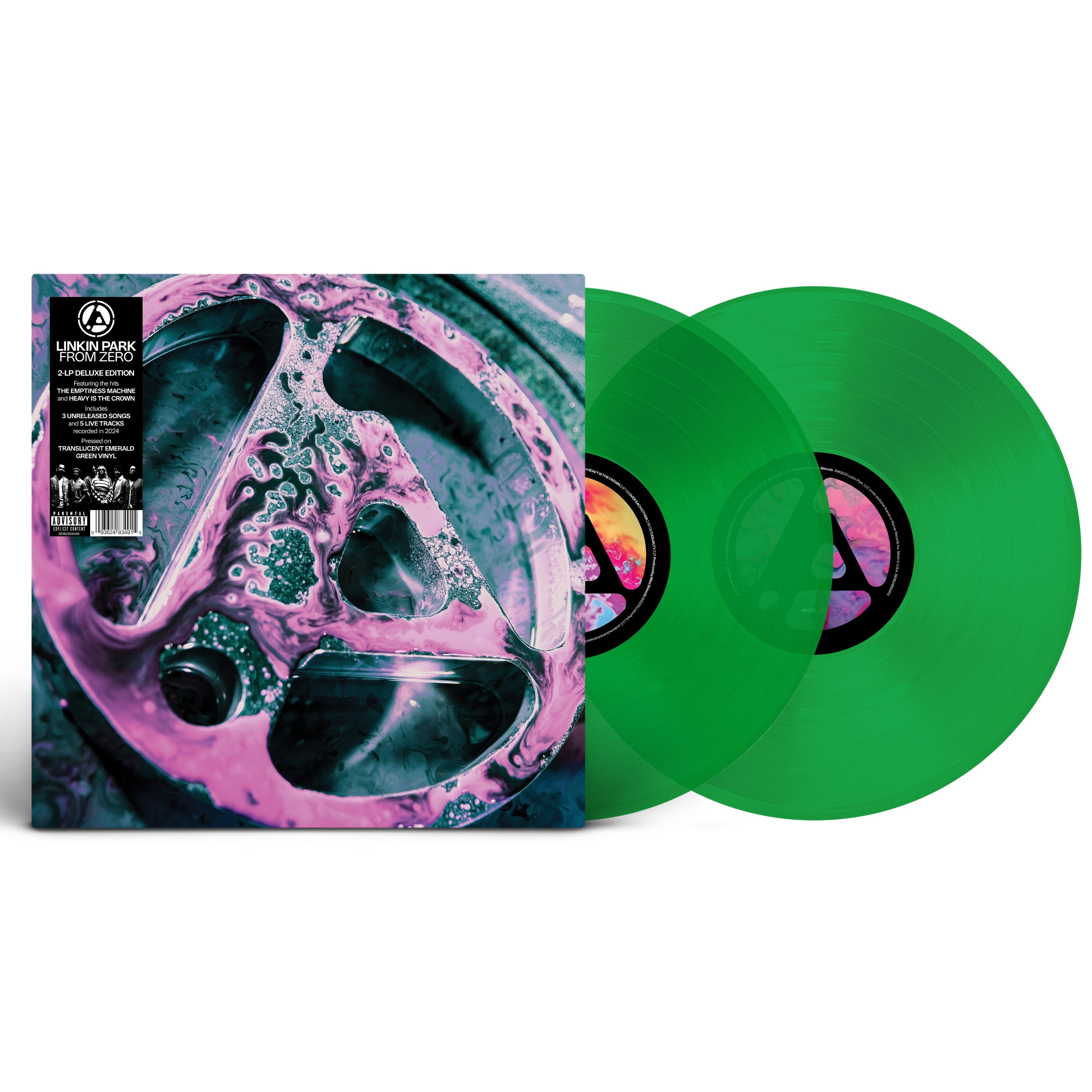 LINKIN PARK 'FROM ZERO' LP (Deluxe Edition - Emerald Green Vinyl)