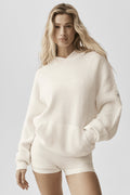 Waffle Chenille Edition Hoodie - Ivory
