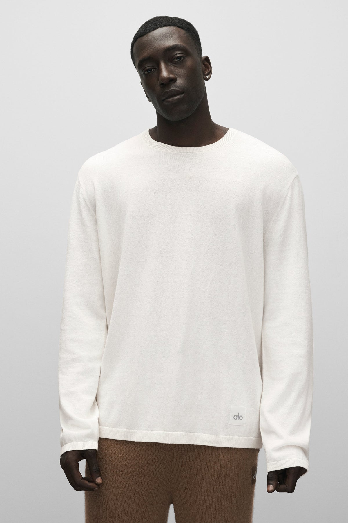 Cashmere Blend Ever Soft Long Sleeve Crew - Ivory