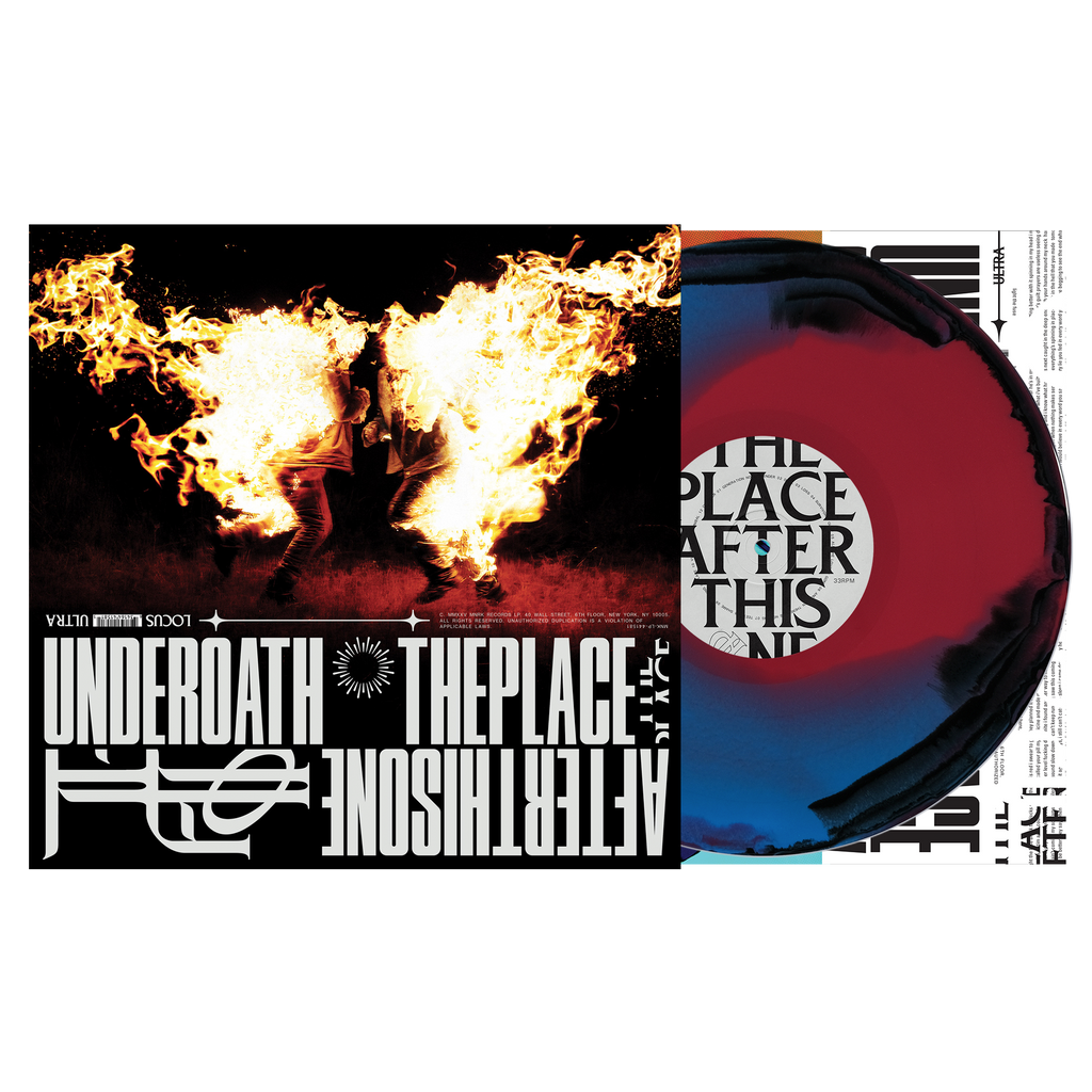 UNDEROATH 'THE PLACE AFTER THIS ONE' LP (Black + Blue Red Swirl Vinyl)