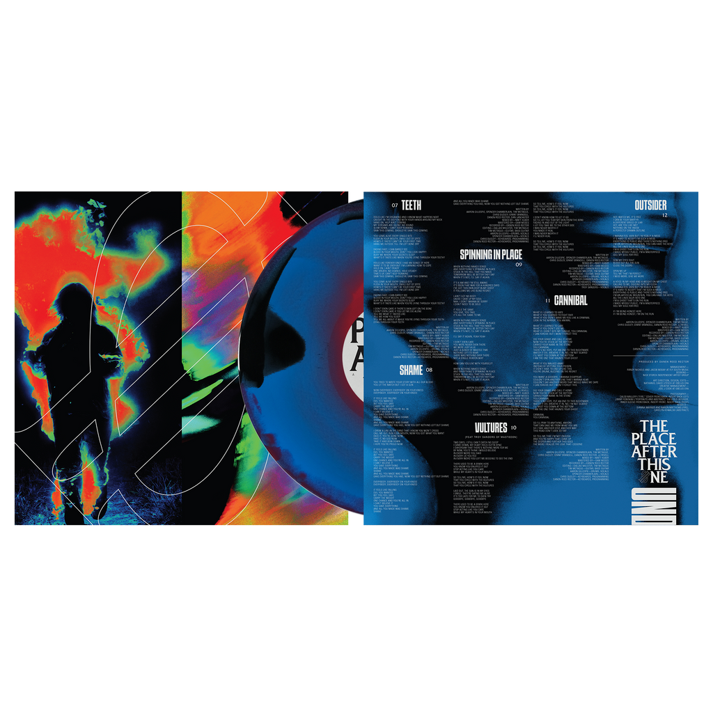 UNDEROATH 'THE PLACE AFTER THIS ONE' LP (Black + Blue Red Swirl Vinyl)