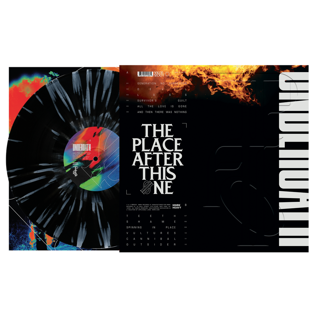UNDEROATH 'THE PLACE AFTER THIS ONE' LP (Black/White Splatter Vinyl)