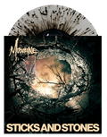 MUDVAYNE ‘STICKS AND STONES’ 7" (Exclusive – Limited to 500, Clear w/ Black Splatter Vinyl)