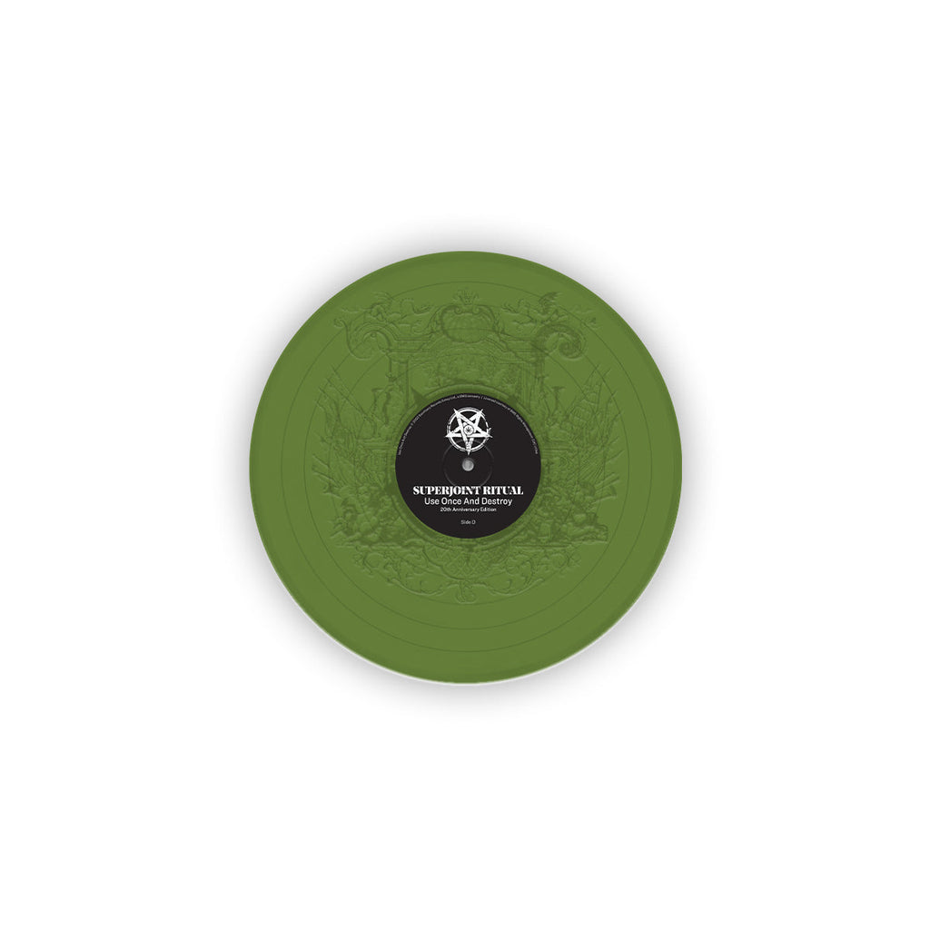 SUPERJOINT RITUAL 'USE ONCE AND DESTROY' 2LP + CD (20th Anniversary, Olive Green Vinyl)