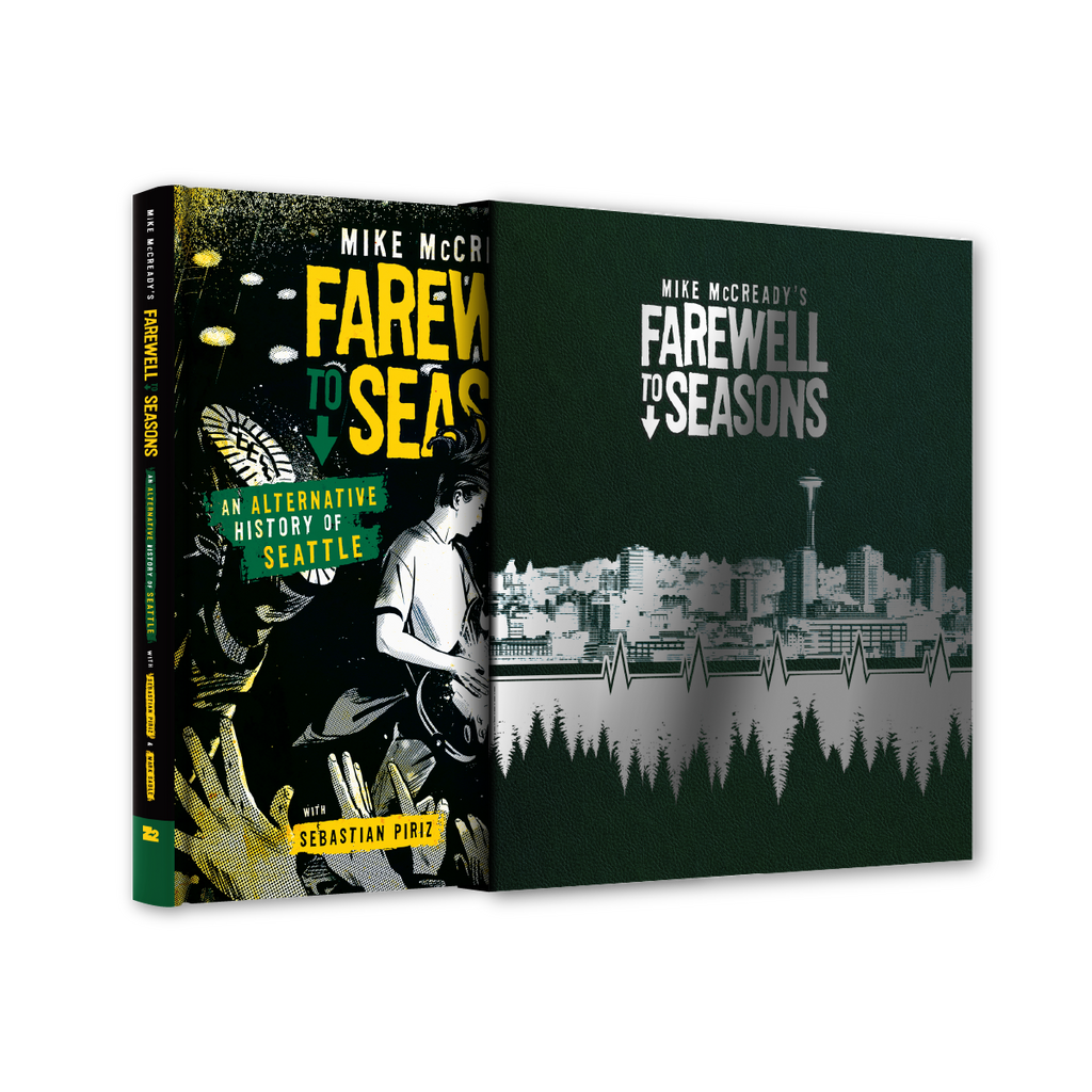 MIKE MCCREADY ‘FAREWELL TO SEASONS’ LP (Exclusive – Limited to 500, "Poltergeist" Vinyl)  + 12"x12" DELUXE GRAPHIC NOVEL