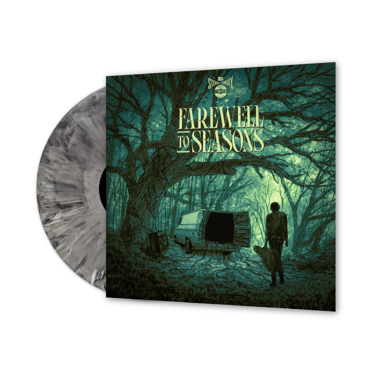 MIKE MCCREADY ‘FAREWELL TO SEASONS’ LP (Exclusive – Limited to 500, "Poltergeist" Vinyl)  + 12"x12" DELUXE GRAPHIC NOVEL