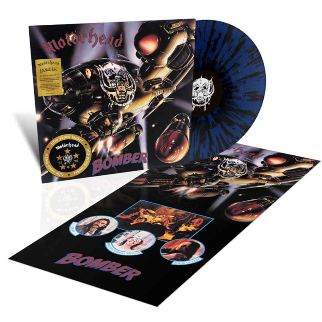MOTÖRHEAD 'BOMBER' LP (50th Anniversary Edition, Dark Blue and Black Splatter Vinyl)