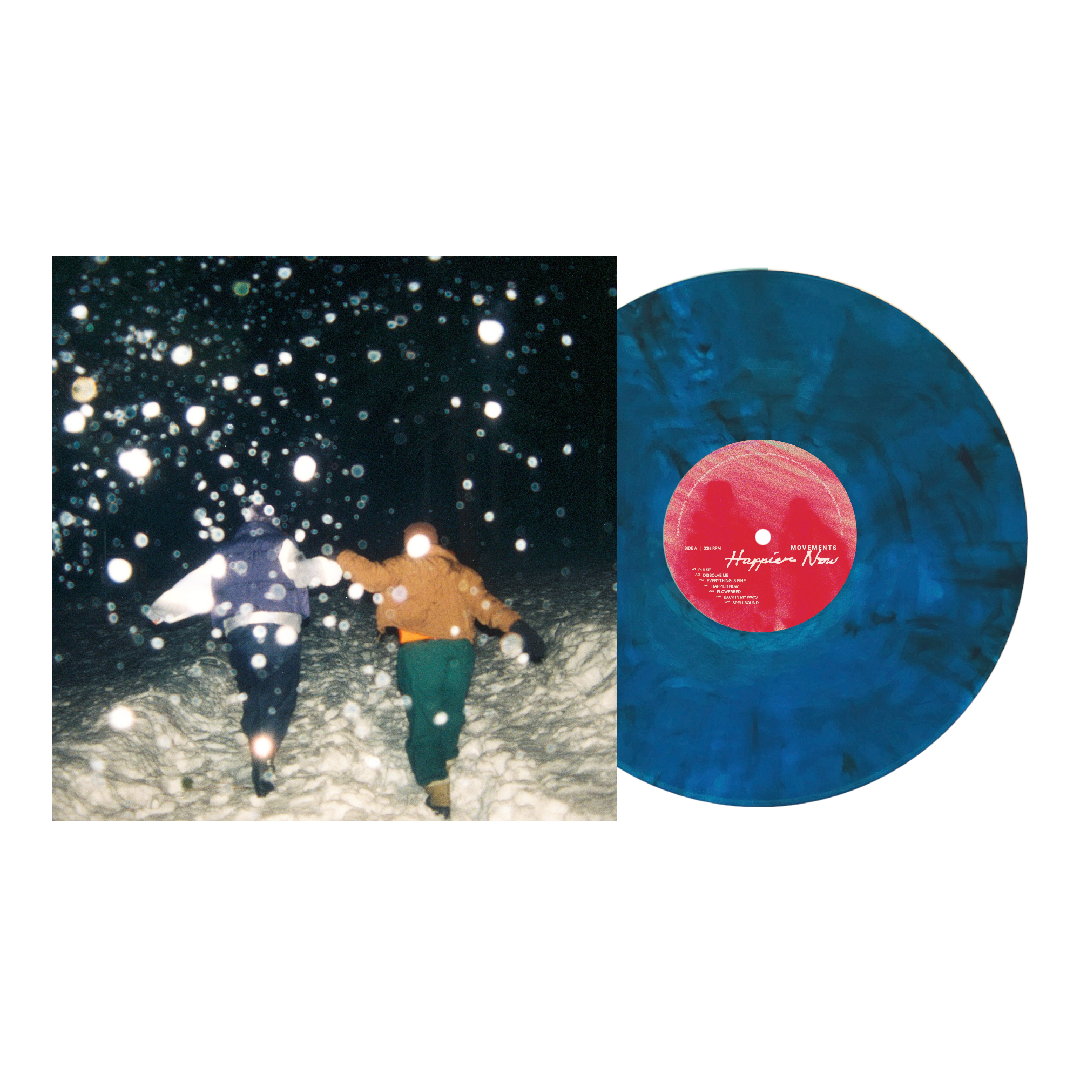 MOVEMENTS ‘HAPPIER NOW’ LP (Exclusive – Limited to 500, Blue Smoke Vinyl)