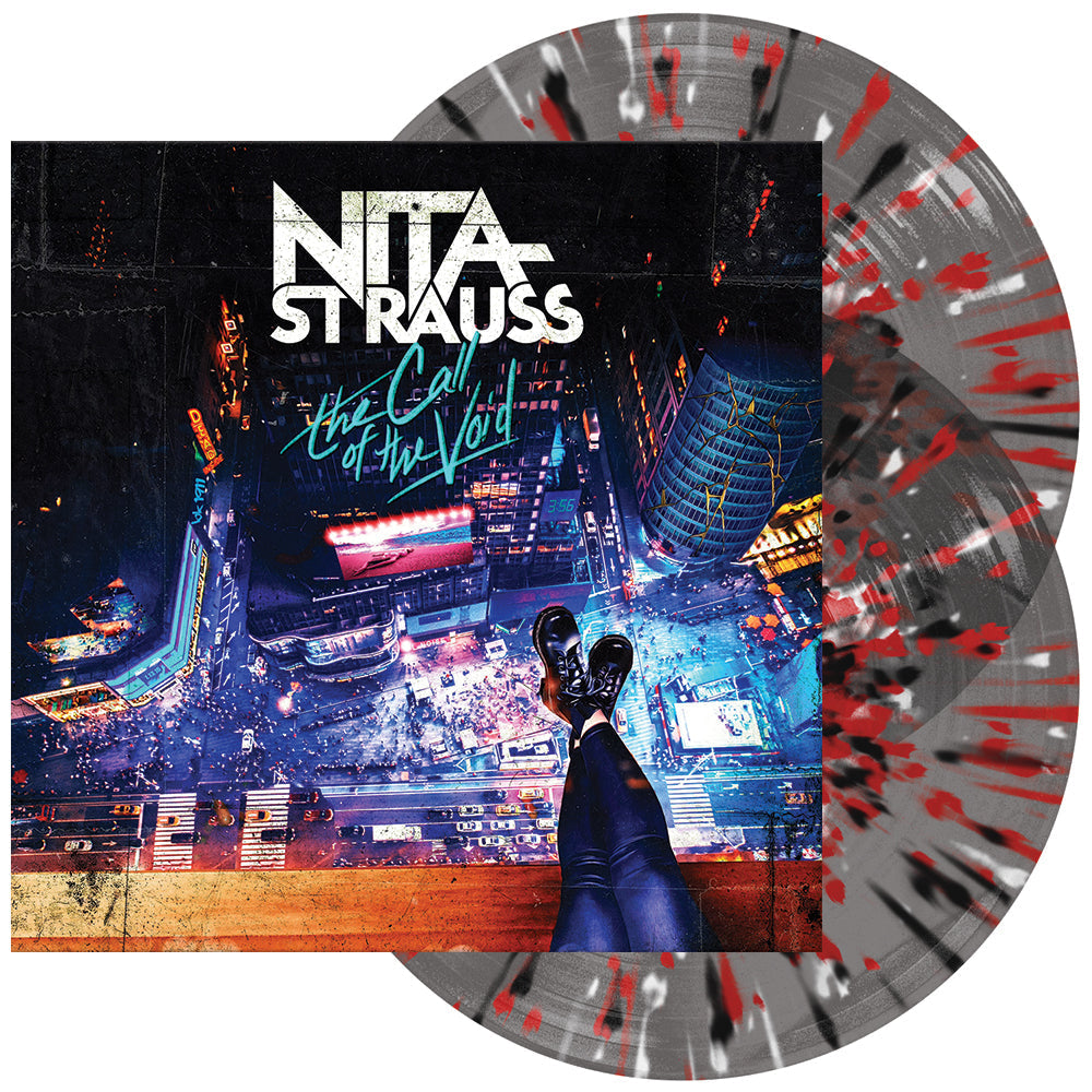 NITA STRAUSS 'THE CALL OF THE VOID' 2LP (Clear w/Red & Black & White Splatter Vinyl)