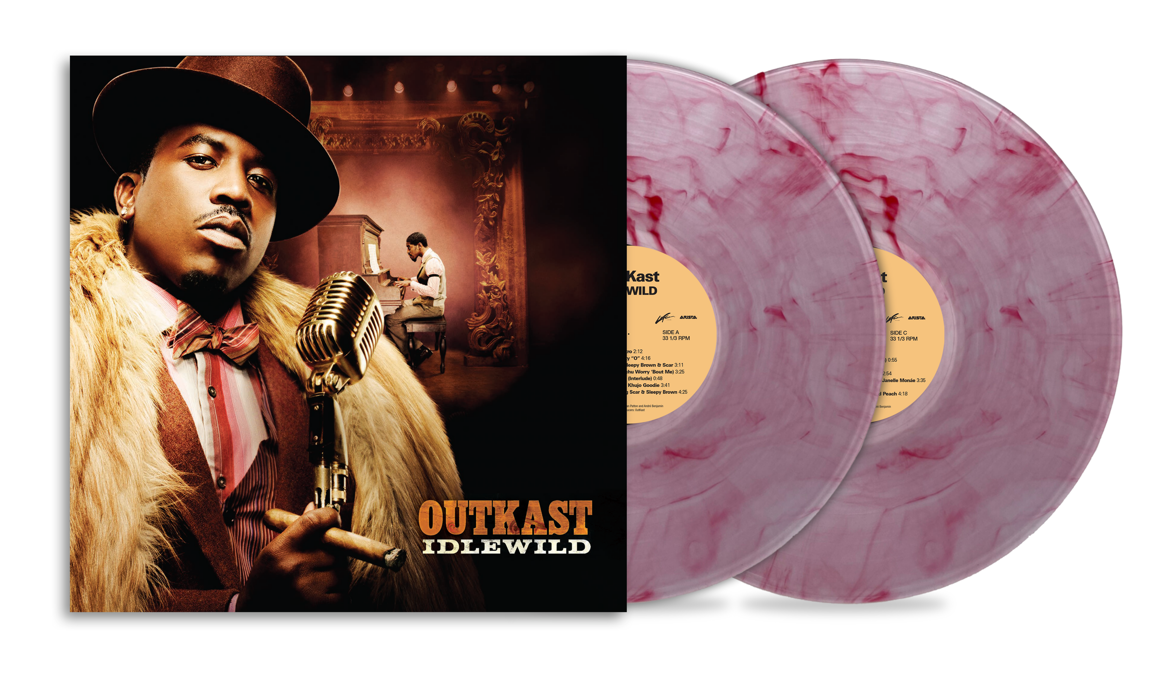 OUTKAST 'IDLEWILD' 2LP (Marbled Pink Vinyl)