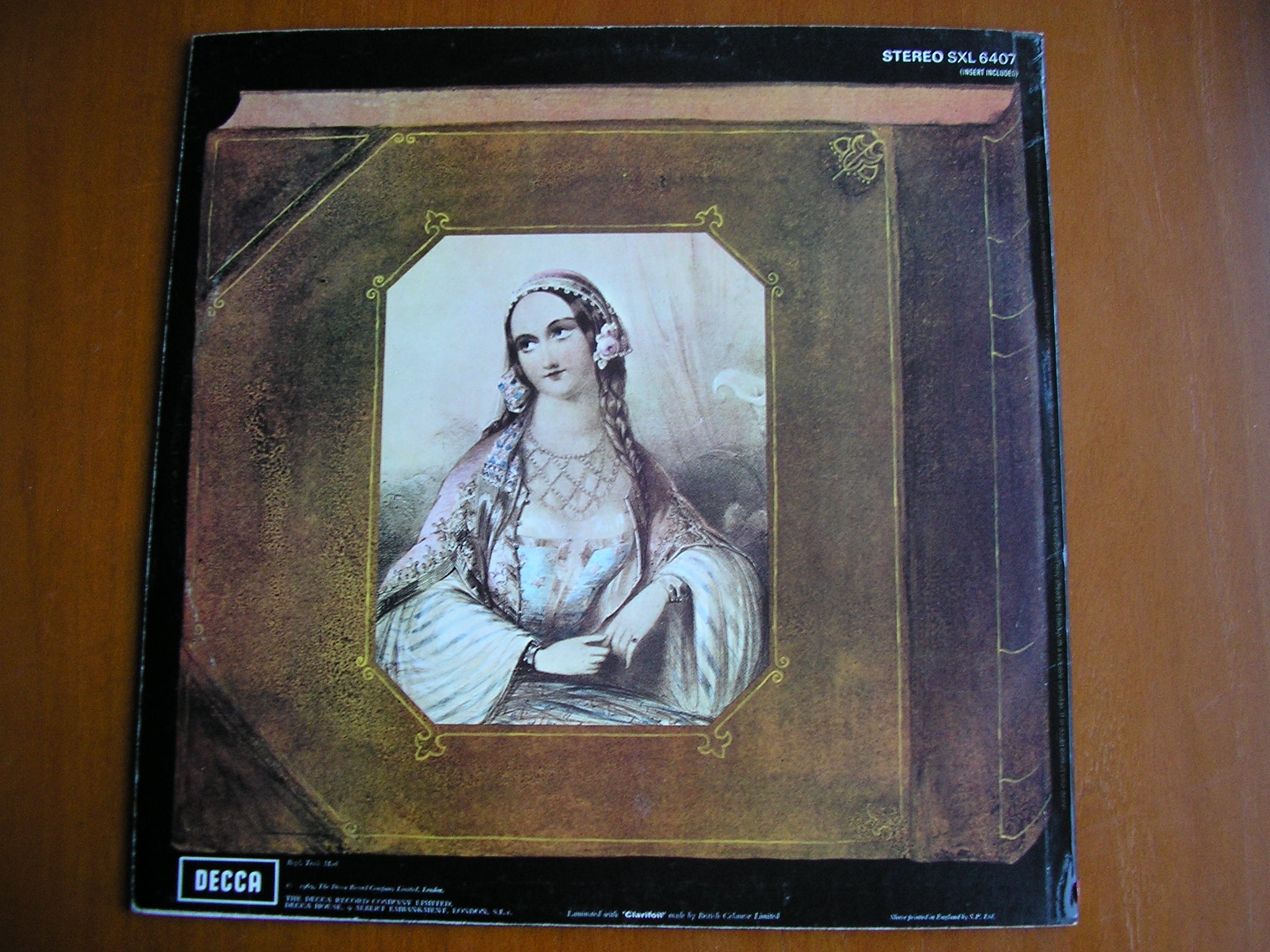 SXL 6407 BURGMULLER: LA PERI  complete ballet      BONYNGE / LONDON SYMPHONY    ED3