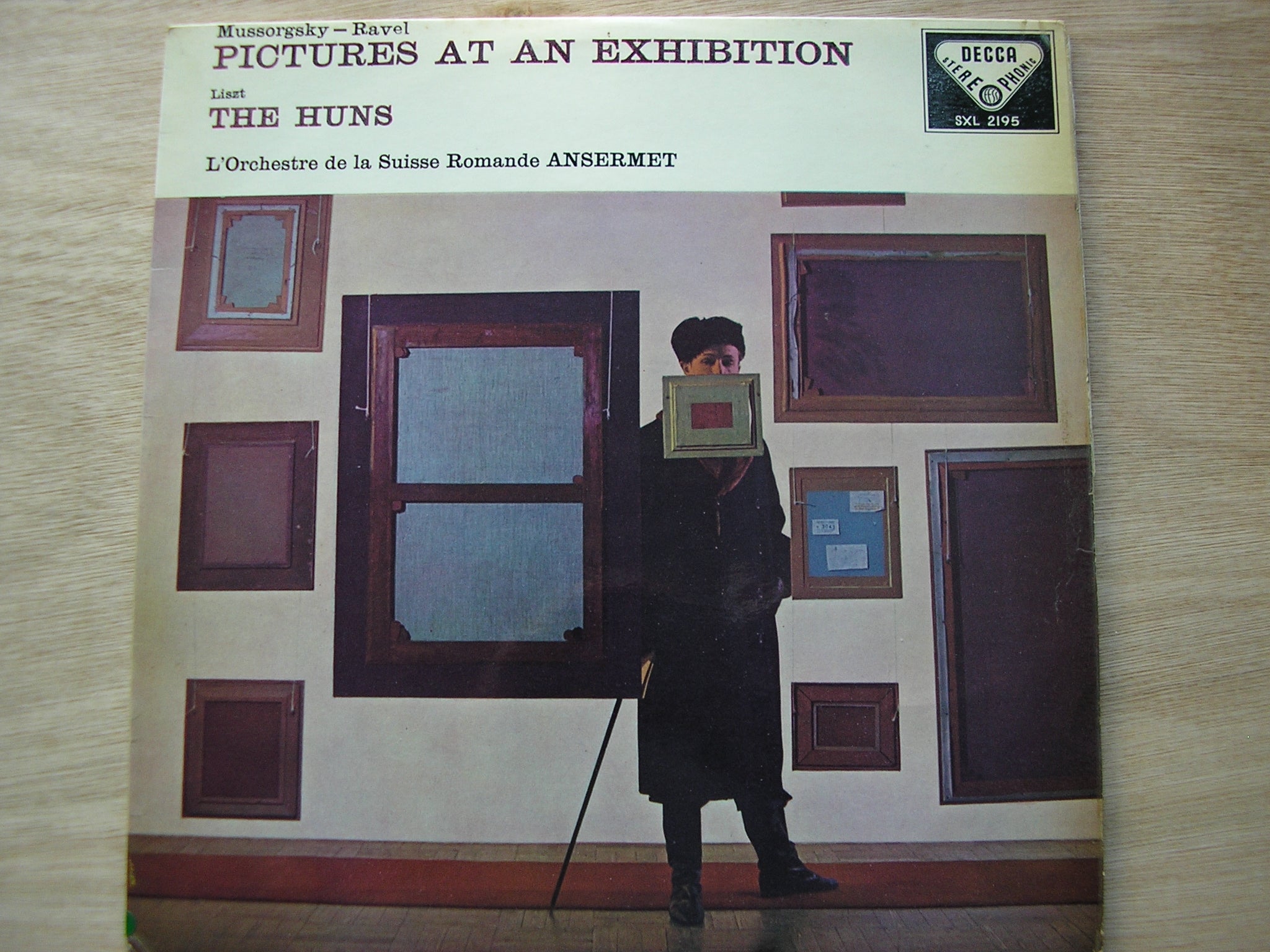 SXL 2195  MUSSORGSKY: PICTURES AT AN EXHIBITION . LISZT: THE HUNS     ANSERMET / SUISSE ROMANDE     ED 2