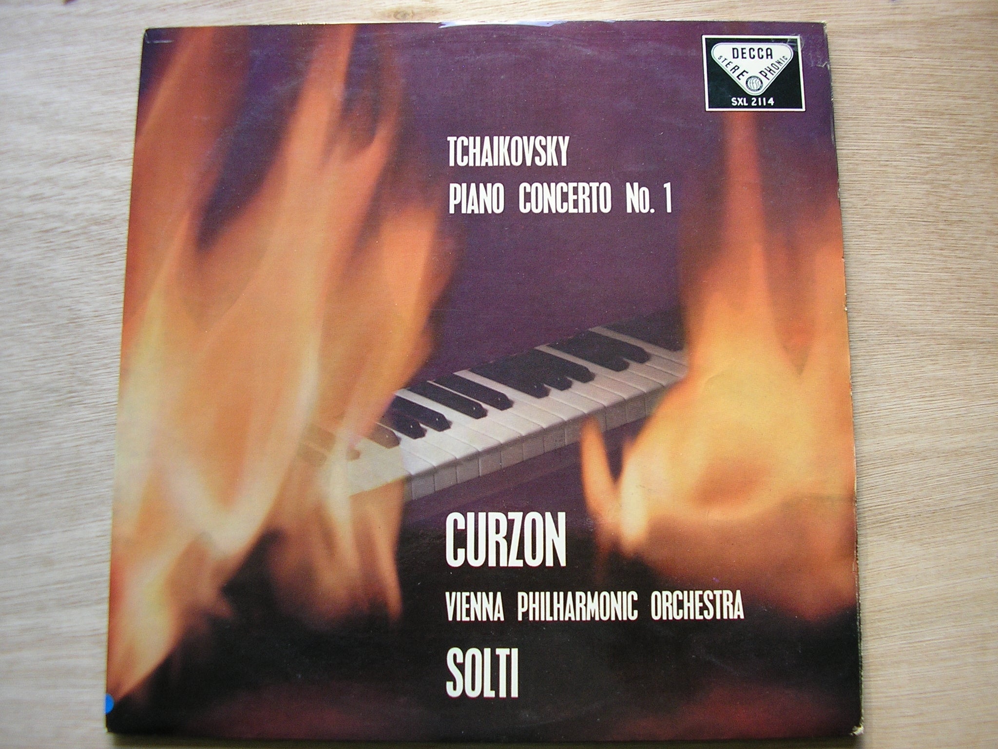 SXL 2114  TCHAIKOVSKY: PIANO CONCERTO     CURZON / VIENNA PHILHARMONIC / SOLTI   ED 1