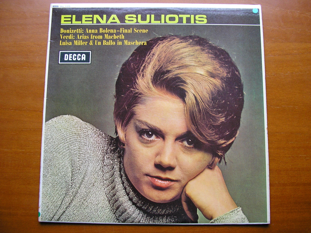 SXL 6306  ELENA SULIOTIS SINGS DONIZETTI & VERDI     ROME OPERA ORCHESTRA / DE FABRITIIS    ED2