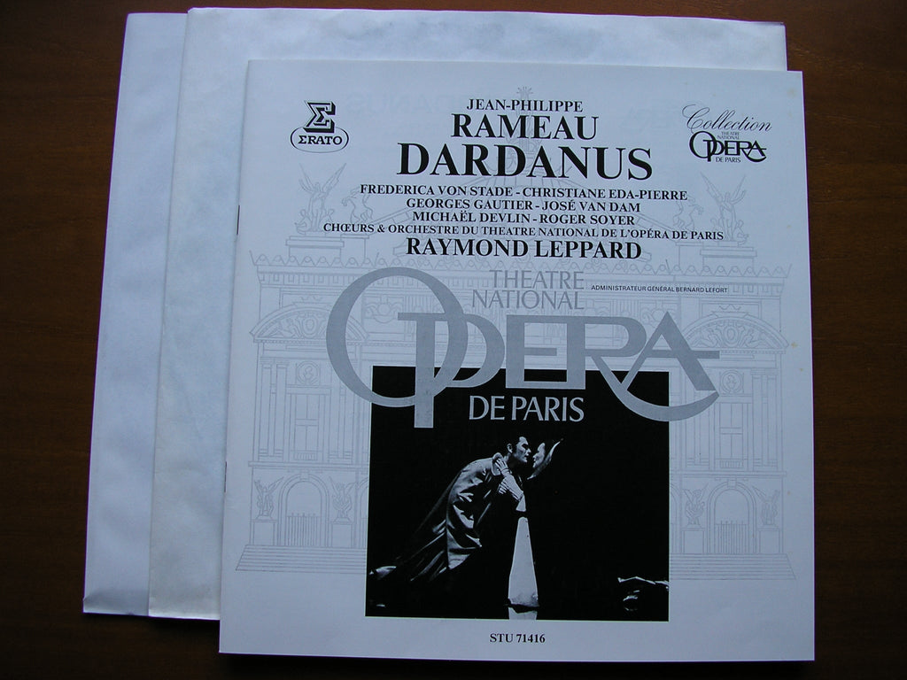 RAMEAU: DARDANUS  (1739)     SOLOISTS / PARIS OPERA / LEPPARD    2LP    STU 71416
