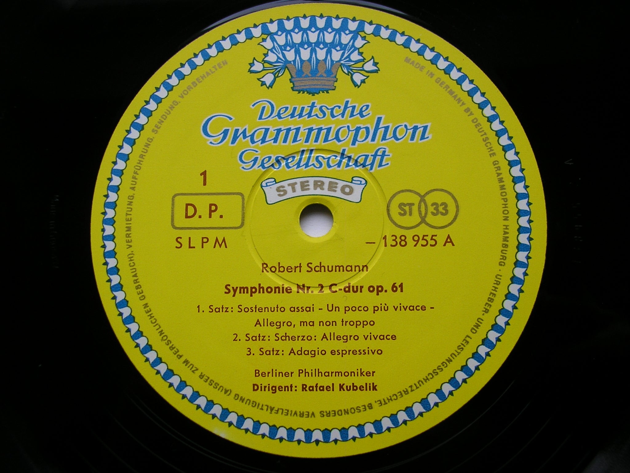 SCHUMANN: SYMPHONY No. 2 / GENOVEVA OVERTURE       KUBELIK / BERLIN PHILHARMONIC    138 955