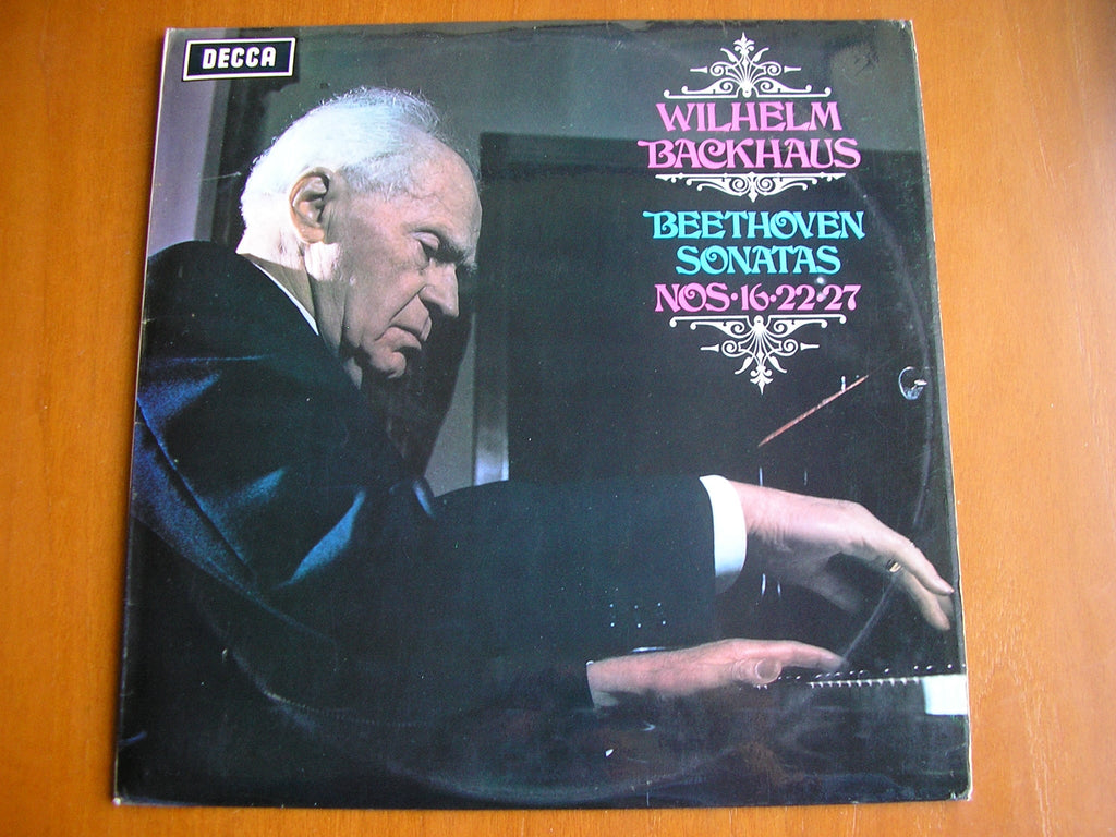 SXL 6417 BEETHOVEN: PIANO SONATAS Nos. 16 / 22 / 27       WILHELM BACKHAUS      ED3
