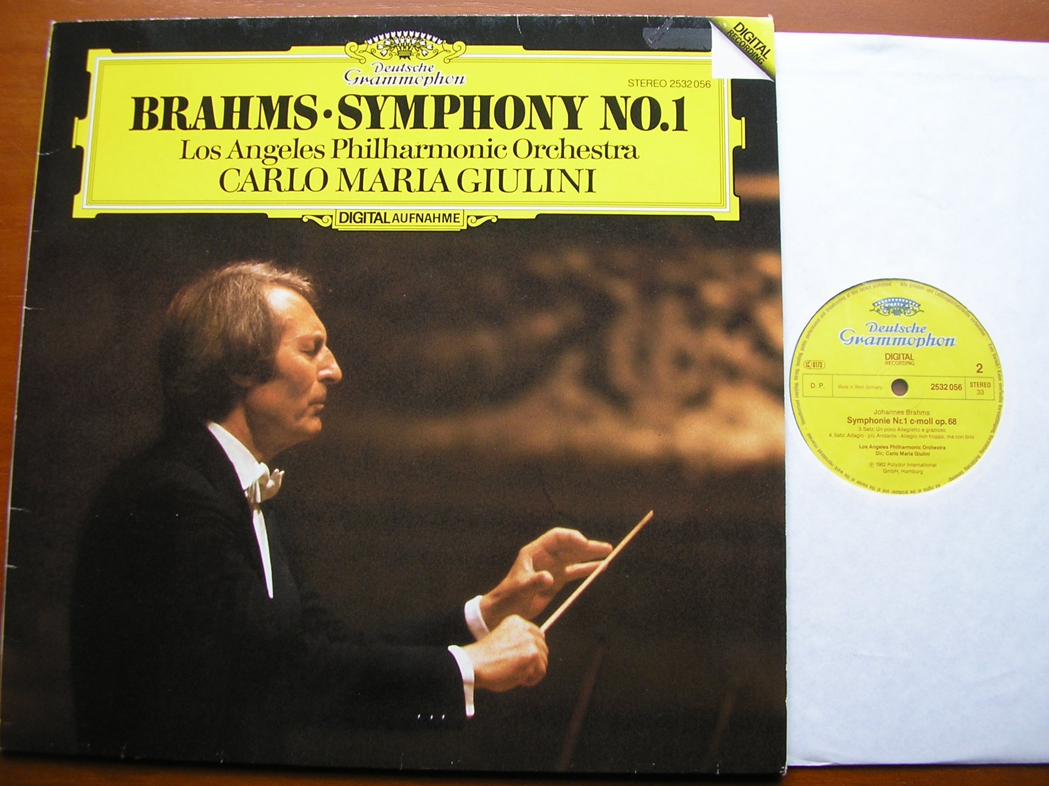 BRAHMS: SYMPHONY No. 1   GIULINI / LOS ANGELES PHILHARMONIC   2532 056