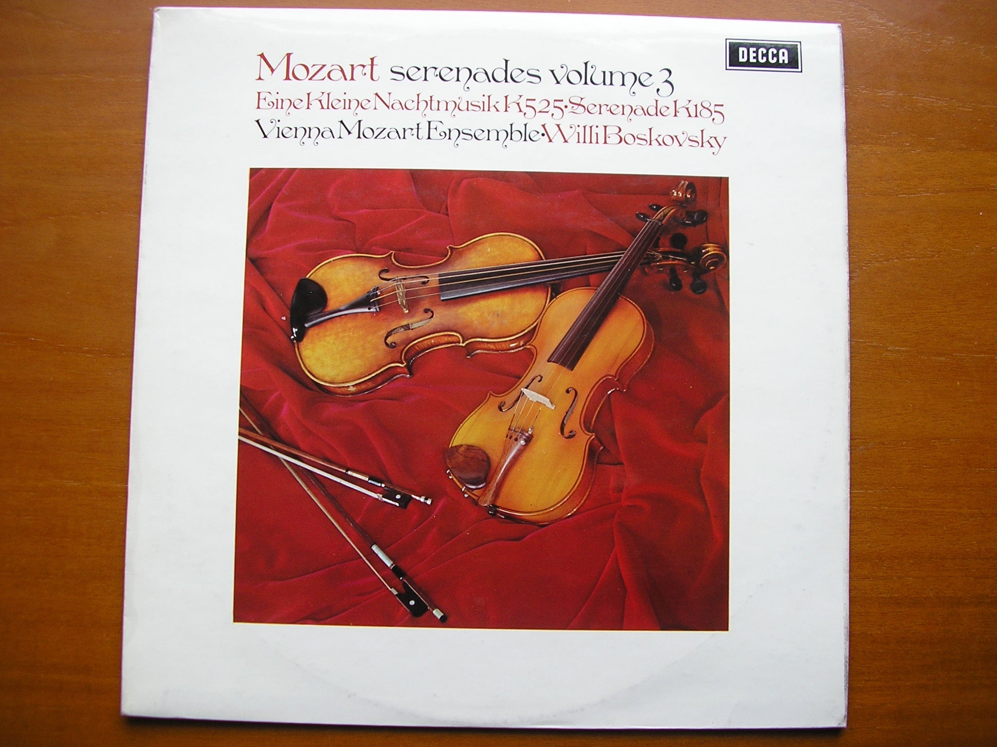 SXL 6420 MOZART: SERENADES & DIVERTIMENTI  Volume 3     BOSKOVSKY / VIENNA MOZART ENSEMBLE      ED3