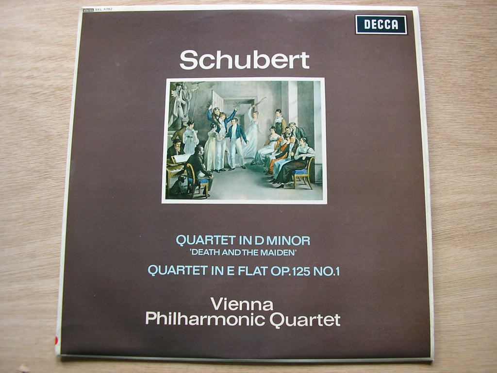 SXL 6092 SCHUBERT: QUARTET IN D 'Death & The Maiden' / QUARTET in E VIENNA PHILHARMONIC QUARTET