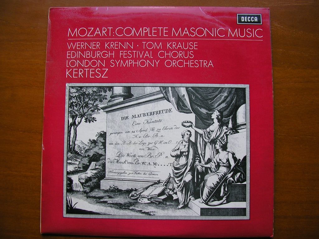 SXL 6409 MOZART: COMPLETE MASONIC MUSIC     KERTESZ / LONDON SYMPHONY    ED3