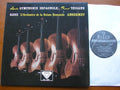 SXL 2155 LALO: SYMPHONIE ESPAGNOLE / RAVEL: TZIGANE RICCI / SUISSE ROMANDE / ANSERMET