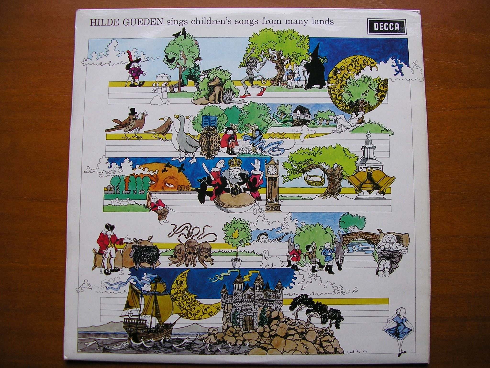 SXL 6424 CHILDREN'S SONGS FROM MANY LANDS    HILDE GUEDEN / VIENNA VOLKSOPER ORCHESTRA / FISCHER     ED3