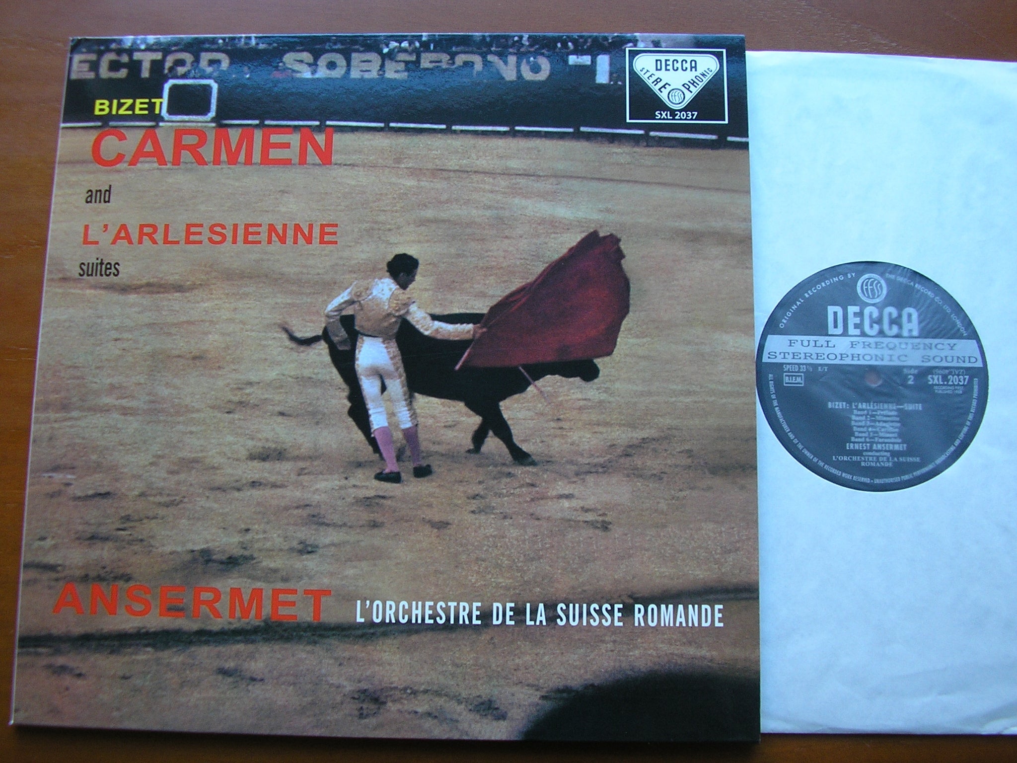SXL 2037 BIZET: CARMEN & L'ARLESIENNE Suites ANSERMET / SUISSE ROMANDE