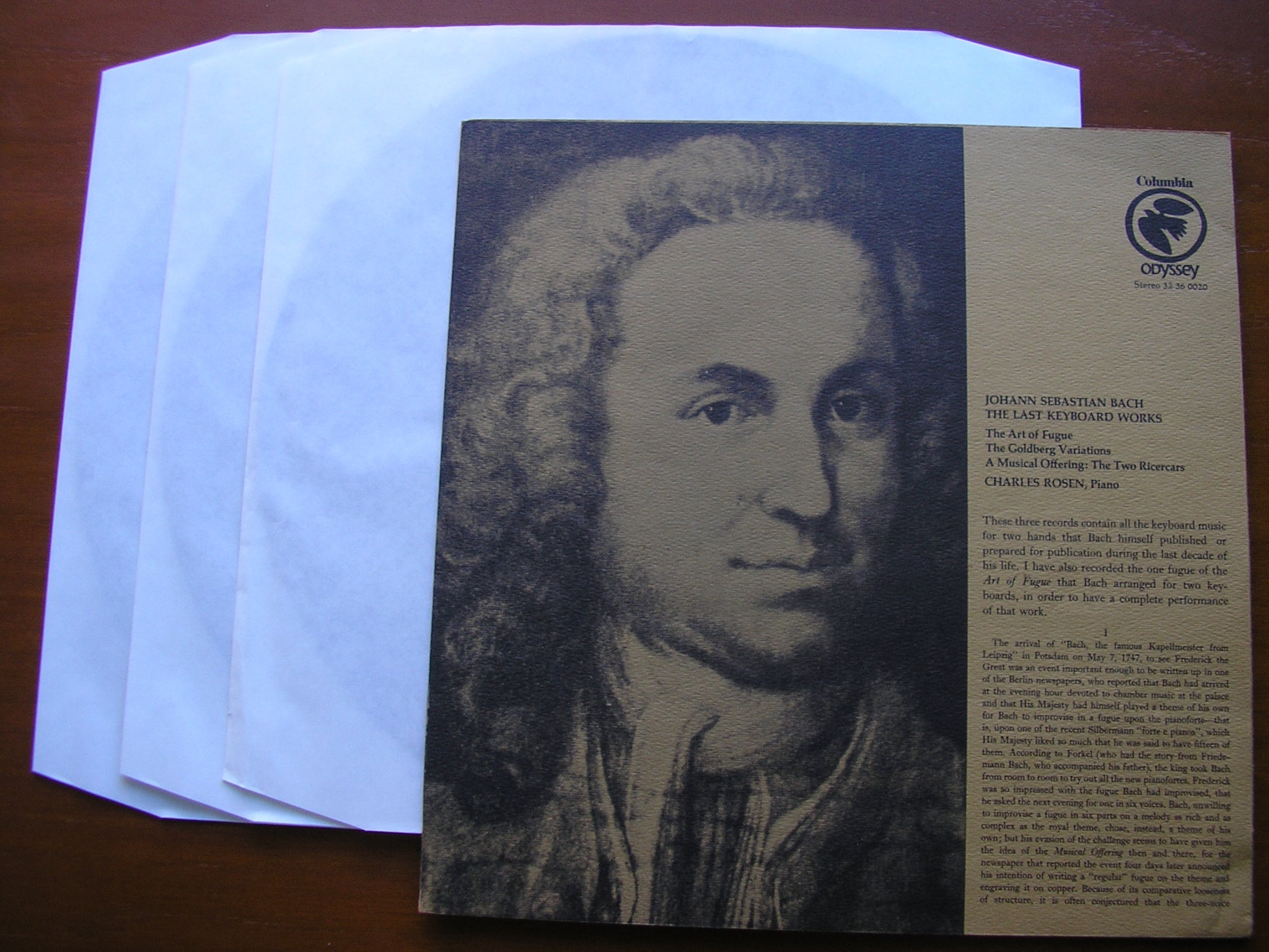BACH: THE LAST KEYBOARD WORKS     CHARLES ROSEN     32 36 0020