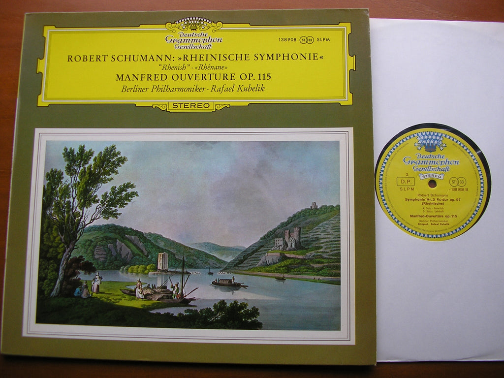 SCHUMANN: SYMPHONY No. 3 / MANFRED OVERTURE      KUBELIK / BERLIN PHILHARMONIC    138 908