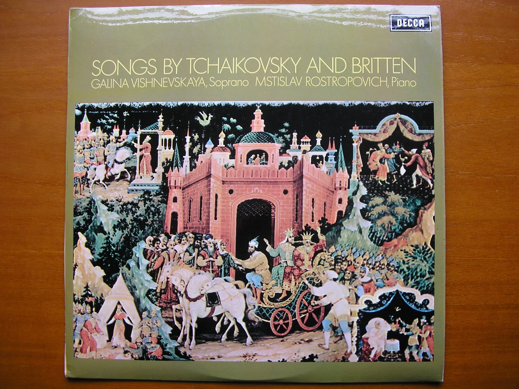 SXL 6428 TCHAIKOVSKY / BRITTEN: SONGS     VISHNEVSKAYA / ROSTROPOVICH      ED3