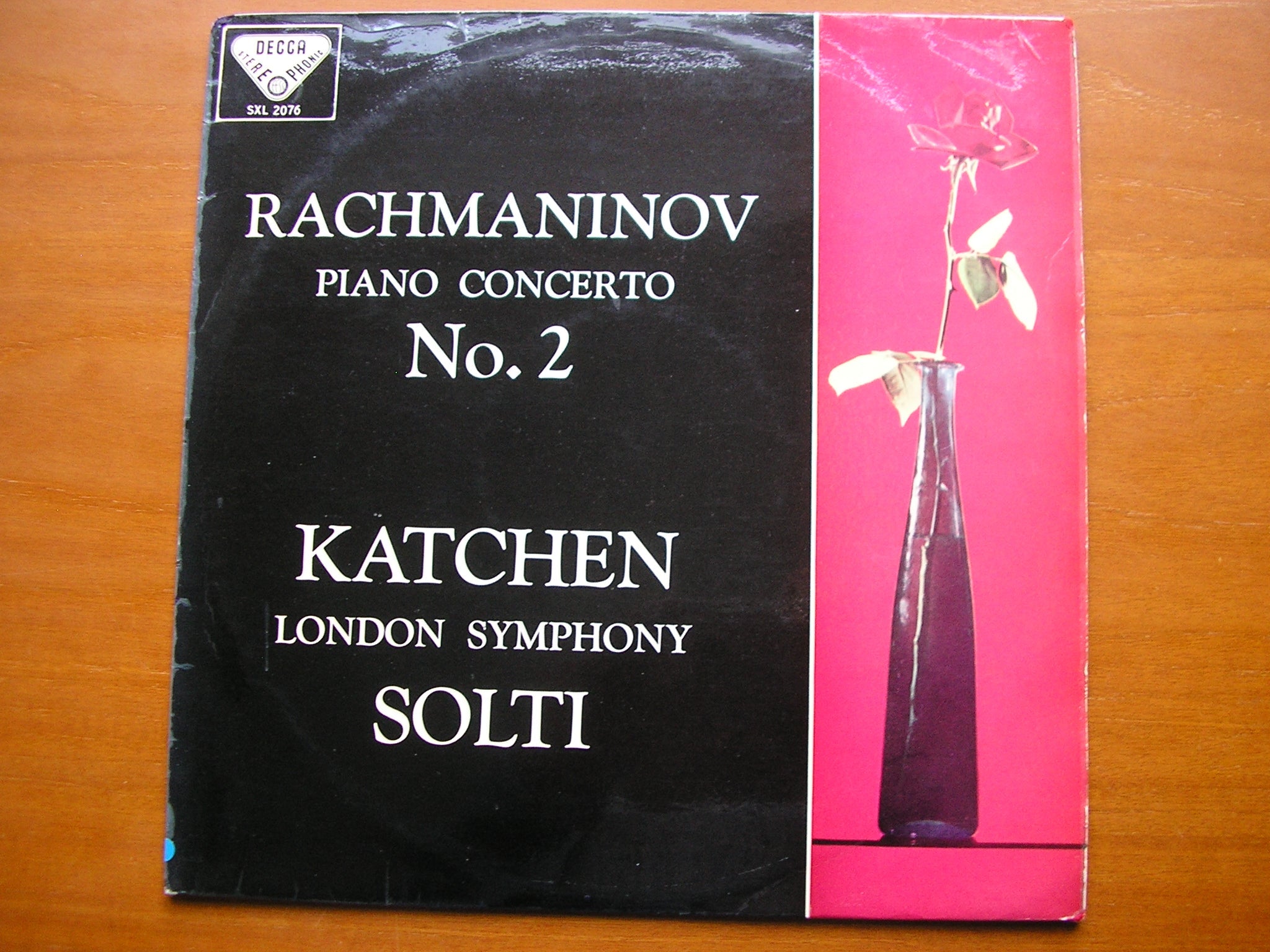 RACHMANINOV: PIANO CONCERTO No. 2      KATCHEN / LONDON SYMPHONY / SOLTI    SXL 2076